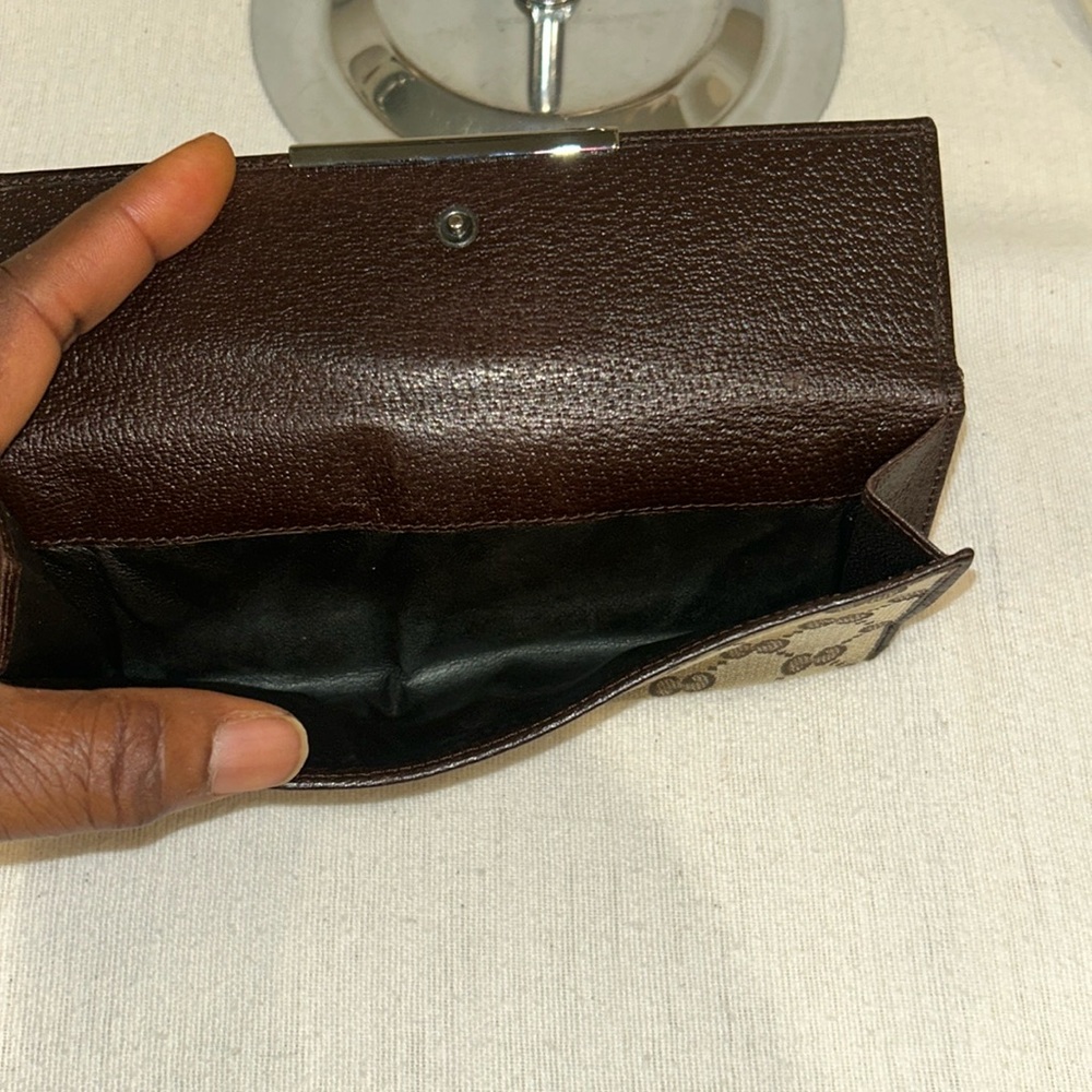 Authentic Gucci  Wallet trifold Vintage GG - Picture 8 of 14